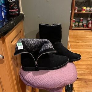 Cougar Black and Gray Winter Boots